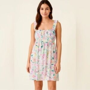Abercrombie & Fitch × The Trevor Project Floral Empire Waist Sleeveless Dress